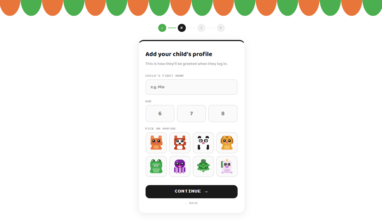 Create a profile